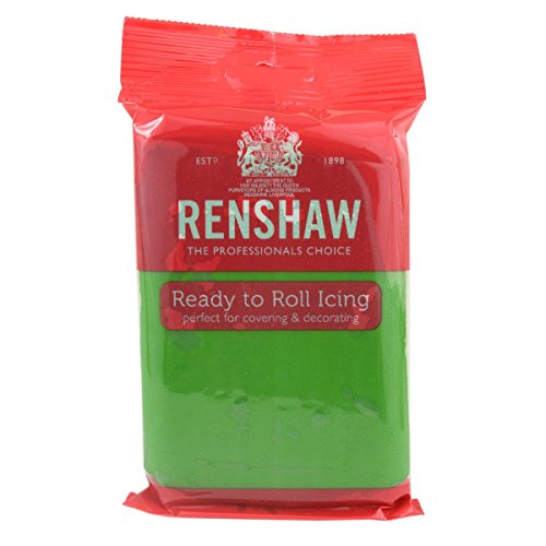 Renshaw Lincoln Green Ready to Roll Fondant Icing Sugarpaste, 250g