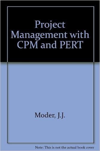 Project Management With Cpm And Pert Moder Joseph J Phillips Cecil R Amazon Com Books