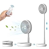 Foldable Portable fan, 7200mAh Battery Operated