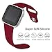 Hamile Soft Bands Compatible for Fitbit Versa & Fitbit Versa Lite, Silicone Replacement Band Straps for Fitbit Versa Smart Watch, Small, Red