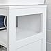 Haotian White Under Sink Bathroom Storage Cabinet with Shelf and Double Sliding Door,Bathroom Vanity (FRG128-W)