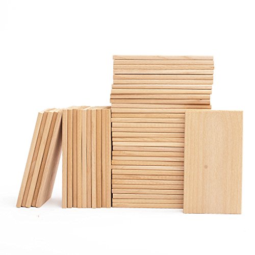 Alder 4x7" Grilling Plank 50-Pack - Restaurant Size - 1-2 Servings per Plank