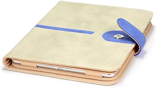 Original Urcover Bag Smart Cover for the iPad Air 2 (2014 Version – 6th generation) protective case with Sleep / Wake function that also includes a glass screen protector and other accessories. Beige