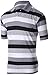 Enimay Men's Classic Fit Striped Polo T-Shirt Short Sleeve (Many Colors Available)