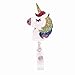 TOWSIX Unicorn Retractable Badge Reel ID Nurse Badge Holder with Alligator Clip Cute Animal Name Card Badge Clip