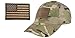 Condor Multicam Tactical Cap & USA Flag Patch Stitching & Excellent Fit for Most Head Sizes (Multicam)