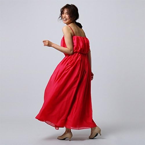 Amazon アンタイトル Untitled シルク混ギャザーキャミワンピース ラズベリーピンク 073 02 M ワンピース チュニック 通販