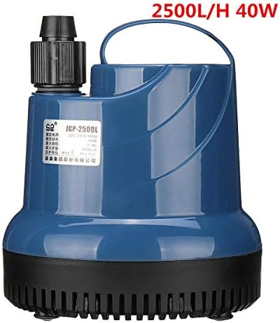 Anddod Submersible Pump Fountain With Nozzle Fish Tank Aquarium Pond Fountain Spout Water Pump - C