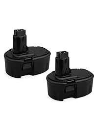 Biswaye DC9310 - Cargador de batería para DEWALT 7,2 V-18 V NiCad y NiMh DW9057 DC9071 DC9091 DC9096 y 2 unidades de 14,4 V 3,0 Ah Dewalt DC DW XRP serie batería de repuesto 14,4 V DC9091