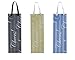 12 Piece Elegant Wine Bags “Cheers”, 3 Assorted Colors