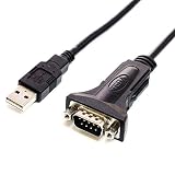 Tera Grand Premium USB 2.0 to RS232 Serial DB9 6' Adapter Cable - Supports Windows 10, 8, 7, Vista, XP, 2000, 98, Linux and Mac - Built with FTDI Chipset and Hex Jack Nuts