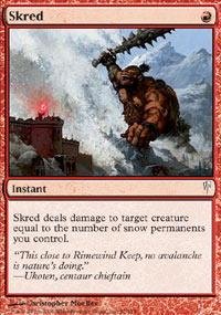 Magic: the Gathering - Skred - Coldsnap