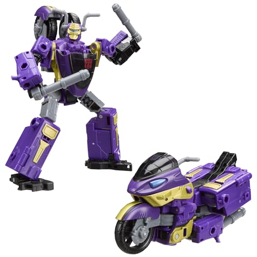 Transformers Age of The Primes Sideways, Voyager Class 5.75-Inch Converting Action Figure with 2 Mini-Con Figures, Robot Toys for Ages 8+