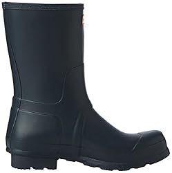 Hunter Men's Original Short Rain Boot, Navy, 12