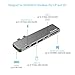 Elando USB C Hub, Aluminum Dual Type-C Hub Adapter for MacBook Pro 13