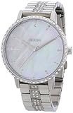 Nixon A099710 Kensington Crystal Mop Dial Silver Steel Bracelet Women Watch NEW