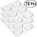18Pieces Eison Drum Damper Gel Pads Silicone Drum Dampeners Drum Silencers for Drums Tone Control- Clear