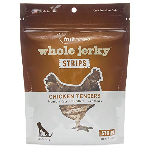 Fruitables Whole Jerky Dog Treats Jerky Strips for Dogs Gluten Free