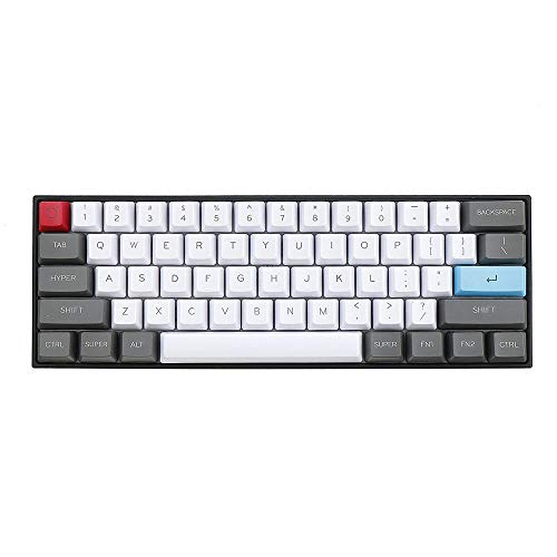 SENREAL 61 Key ANSI Layout OEM Profile PBT Thick Keycaps for 60% Mechanical Keyboard