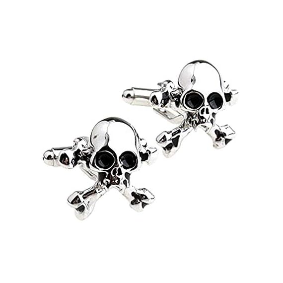 Belleman-Mens-Devil-Skull-Cufflinks-Wedding-Business-Shirt-Cuff-Links-Skull-Bone