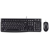 Logitech MK120 Keyboard & Mouse - USB Cable Keyboard - USB Cable Mouse - Optical