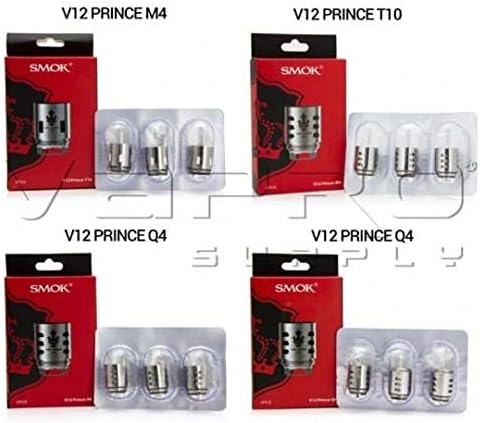 SMOK TFV12 Prince Replacement Coils Atomizers 0mg Nicotine