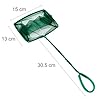 Uniclife-15cm-Aquarium-Fish-Net-Fine-Mesh-Fish-Catch-Nets-with-Plastic-Handle-Green Uniclife 10/15/20/25 cm Aquarium Fish Net Fine Mesh Fish Catch Nets with Plastic Handle - Green