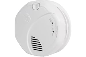 FIRST ALERT Battery Powered BRK SC7010BV Hardwired Talking Photoelectric Smoke and Carbon Monoxide (CO) Detector , White