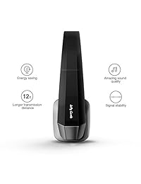 Auriculares inalámbricos de TV, Jelly Peb inalámbricos para ver la televisión con transmisor RF (0.138 in AUX, RCA, no óptico) para TV, teléfono móvil, portátil, PC YP012, negro y plateado