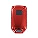 QIAOBA Smart Premium TPU Fall Car Key Soft Plating Protection Shell Case Cover,Key Fob Case for Accord Civic CRV Pilot Odyssey (Red)