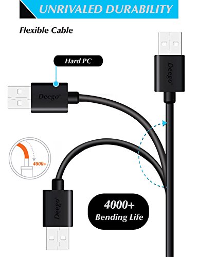 PS4 Micro USB Cable, 15ft/5M High Speed Playstation 4 USB Charging Cables, Metal Male For Android games tablet computer MP3 player and more devices
