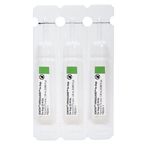 SENTRY Fiproguard for Dogs, Flea and Tick Prevention for Dogs (23-44 Pounds), Includes 3 Month Supply of Topical Flea Treatments - Thumbnail 4