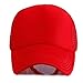 MEXUD Children Toddler Infant Hat Peaked Baseball Beret Kids Cap Hats (Hot Pink White)