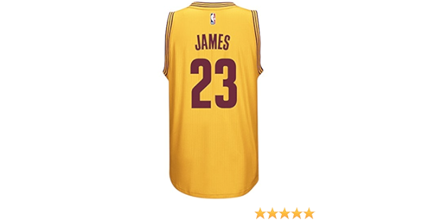 lebron james yellow cavs jersey
