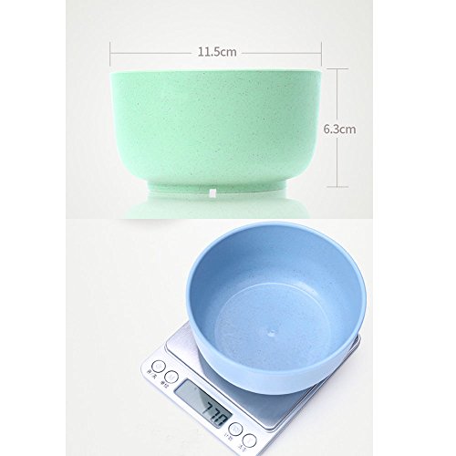 Snack Bowl Set Ideal for Kids and Adults LIRANK Snack Bowls Set of 4 with Spoons BPA Free Wheat