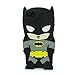 UCGTravel Superheroes & Superman series Design Cartoon Silicone case For Iphone 5C(Batman Blck)