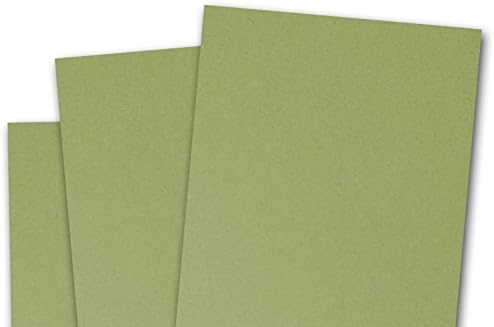 Blank Basis Olive 5x7 Flat Card Invitations - 50 Pack
