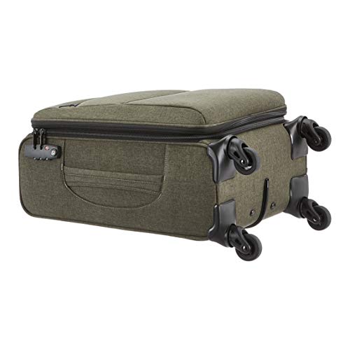 Amazon Basics Urban Softside Spinner Luggage, 3Piece Set, Green