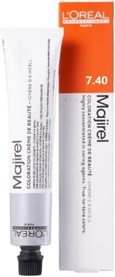 L'Oréal Majirouge 7-40 Medium Intense Copper Blonde 50 ml Tube
