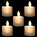 LULUBRO LED Tea Light Candles,Battery Operated Warm White Flameless Window Pillar Candle Bluk with Dancing Flickering Bulb for Valentine's Day/Wedding/Birthday-Pack of 6