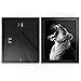 Arteza Picture Frames 8 x 10 Display Pictures 6 Pack – Wood Finish Frame – Pure Glass Front - Pictures Frames for Wall – Gallery Wall