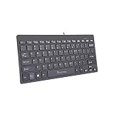 Cnacnoo Ultra-Slim Keyboard for PC Computer Laptop, Wired USB Small Keyboards with 78 Keys, Portable Multimedia Mini Keyboards Universal Compatibility for PC, Mac, PS3, Xbox360