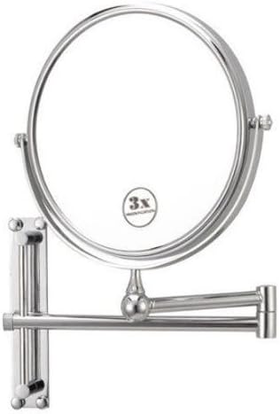 Nameek's Glimmer Round Wall-Mounted 3X Mirror AR7708, Chrome