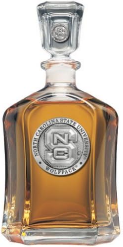 Glass Bottle NCSU Wolfpack Decanter