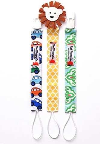 Baby Boy Pacifier/Toy Clips/Holders,3-Pak Value,Strong,Machine Wash,6in. Length