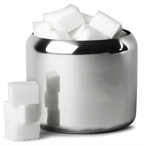 Genware 10122 Sugar Bowl, Mirror, 10 oz., 300 mL