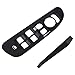 Plug&Play Window Switch Bezel Compatible with Dodge Ram 1500 2500 3500 Switch Panel Accessories with Tool, Black 5HZ71XDVAE, 5HZ71XDVAD, 5HZ71XDHAE, 5HZ71XDHAD & 5HZ71WL5AE