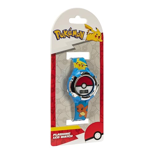 Accutime Kids Pokemon Digital LCD Quartz Watch for Boys, Girls, and Adults All Ages