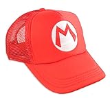 Red Mario Hat - Great for Cosplays and Halloween - Present for Gamers