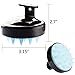 Hair Scalp Massager Shampoo Brush, Pack of 2 Hair Shampoo Massage Brush/Body Washing Massager/Soft Silicone Comb/Shower Hair Brush (Black)